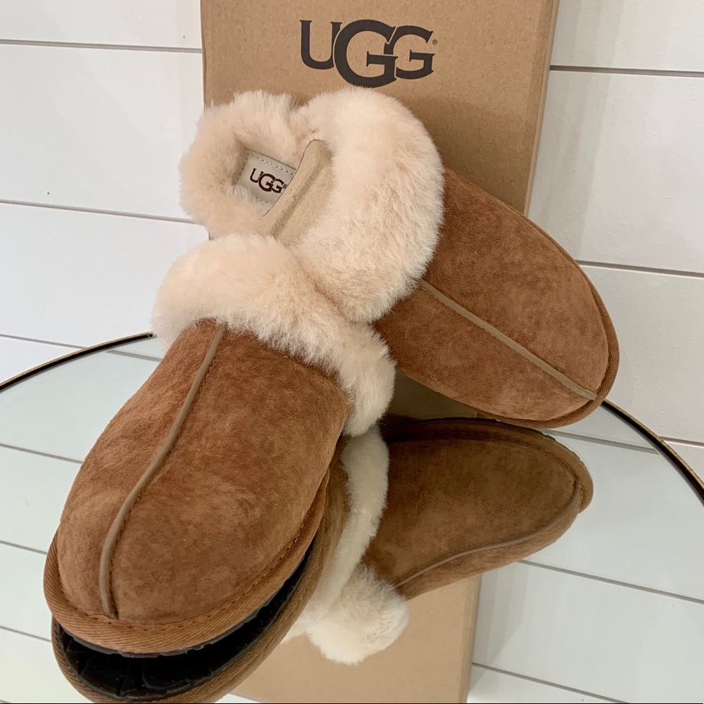 UGG Scuffette II Chestnut Slippers